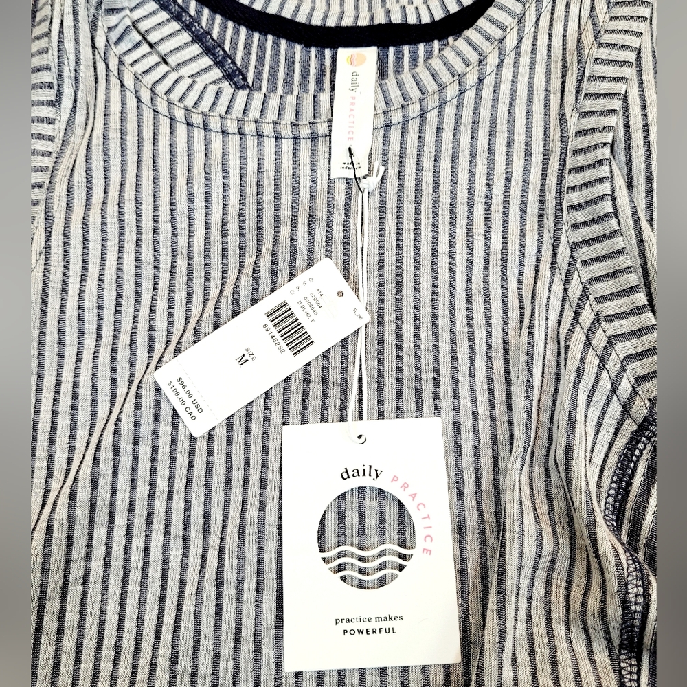 NWT Daily Practice x Anthropologie Lime Out Ribbed Racerback Tank Midi Dress M - Picture 8 of 13